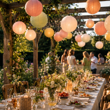Summer Garden Party Ideas with Paper Lanterns